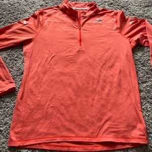 Adidas Running Shirt Salmon in color